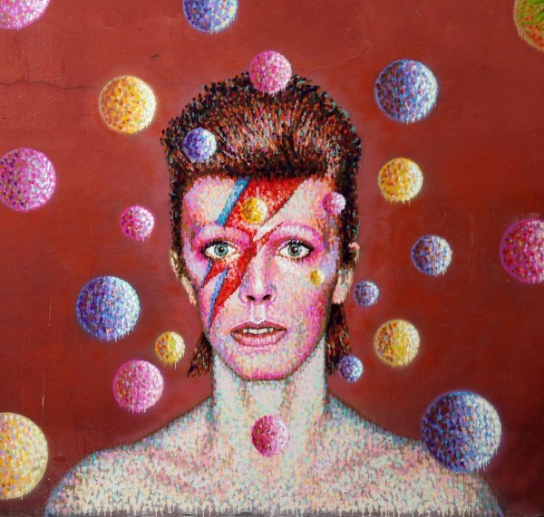 Bowie 2 (c) - Bowie mural by James Cochran (Jimmy. C)