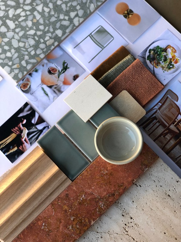 Mood board for Pippo – a new all-day restaurant for North Adelaide